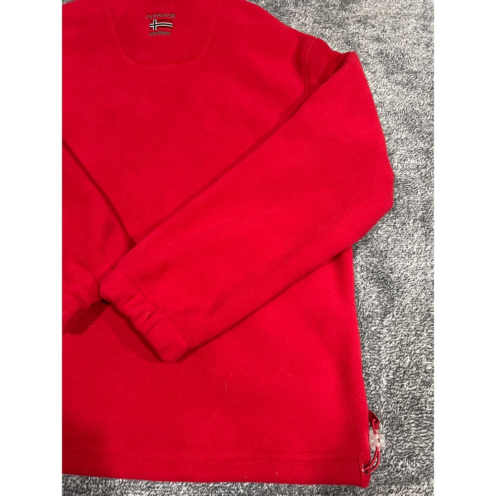 Outdoor Norway Torleon Men 086 Full Zip Fleece Jacket Red Large Expedition Team - Picture 16 of 16